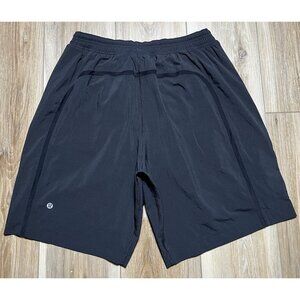 Lululemon Pace Breaker Lined Black Shorts Inseam 9” - Men Size Large